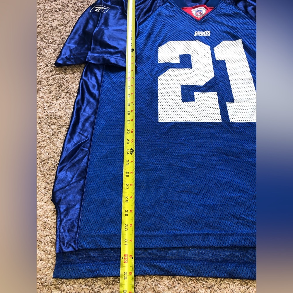 Vintage Reebok New York Giants Tiki Barber #21 NFL On-Field Jersey Men's Size XL - Picture 10 of 11
